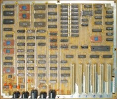 Центральная плата Агат-9.  Процессор MCS6502.