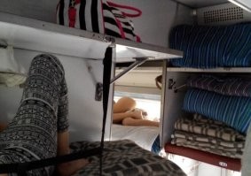 В плацкартном вагоне