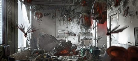 В заброшенном доме обнаружилось ужасающее осиное гнездо