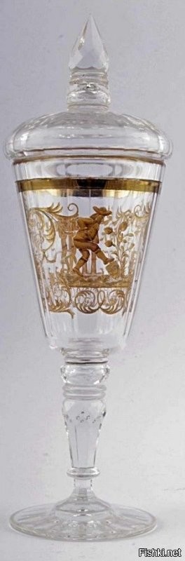 Лет за 50 до рождения Вершинина стаканы по идентичной технологии делали в Богемии (Чехия). 
Их полно в музеях и на руках.

На картинке стаканы 1715-1730 гг и 1725-1750 гг.