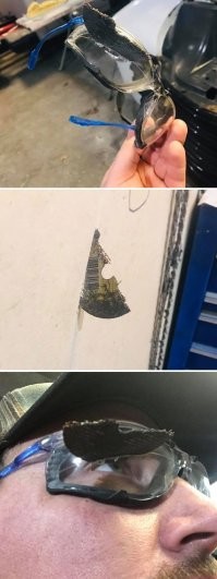 Очень сильно похоже на постанову. Ооочень сильно. Я про очки. Диска в пенопласте норм.