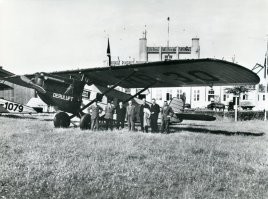 Самолёт «Дорнье Меркурий» компании «Дерулюфт» в аэропорту Кёнигсберга. 1927г.