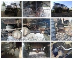 Я тогда экспериментировал с жёсткостью подвески. 
Рессоры от Уаза оказались слишком дубовыми. 
Пробовал разные амортизаторы, вот и попробовал и без них. 
Мягко, плавно качает машину. 
Своеобразно. 

Потом убрал часть листов и поставил пневмоподушки.