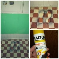 Старая шутка.
Вот мое фото: как-то на лестничной площадке покрасил из баллончика замшевые ботинки. На следующий день иду в магазин и слышу, как бабушки на лавочке друг другу рассказывают: "Вчера в 4-м подъезде электрика насмерть током убило! Только калоши обгорелые остались! Кошмар! МЧС приезжала, три скорых...."