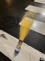 Всё бы хорошо, если бы не пешеходный переход.
"Пешеход был сбит на переходе, когда фотографировал спагетти."