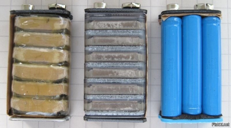 Вряд ли там батарея. Скорее одиночный элемент. Батарея - это когда несколько элементов соединены последовательно (например, батарея отопления состоит из нескольких последовательных секций, электрическая батарея состоит из нескольких последовательных элементов питания и т.д.).