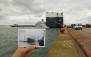 Фотка на 100 летнюю годовщину постройки, в доках Саутхэмптона.