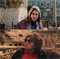 1989 год. Курт Кобейн и Виктор Цой в разное время, но в один год посетили Колизей