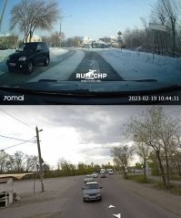 Фото перекрестка. У регика однозначно главная а у газели знак уступи дорогу - но находятся дятлы вспоминающие про помеху справа.