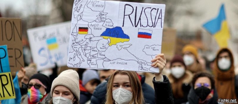 Немцы сорвали акцию поддержки ОПГ Украина в Берлине