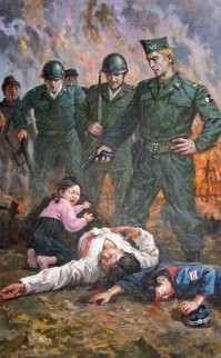 "В мире уже практически забыли об этой войне, но для Корейского полуострова события 1950-1953 годов навсегда останутся в памяти" -северные корейцы тоже помнят