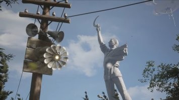 я скриншоета не нашел но кто видел тот поймет - в Atomoc Heart очень круто сделали стилистику под советскую архитектуру в начале, смотрится внушительно и красиво, я не живший СССР так заелся на то что "вот как могло быть сейчас круто, да какие то сволочи не дали"