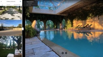 Ну очень заброшенный бассейн в Шато де Санн, замке XVIII века в Любероне.