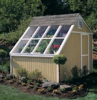 Ну... Солнце там низко. 
Свет через окна пойдет. 

Может имеется ввиду, какая-то зелень, как сейчас на подоконнике. 

Понятно, что со стеклами тогда было не как сейчас, но всё же.