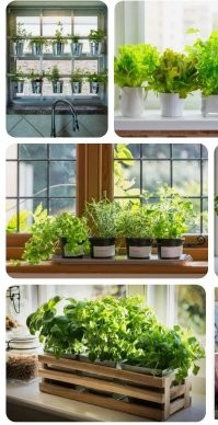 Ну... Солнце там низко. 
Свет через окна пойдет. 

Может имеется ввиду, какая-то зелень, как сейчас на подоконнике. 

Понятно, что со стеклами тогда было не как сейчас, но всё же.