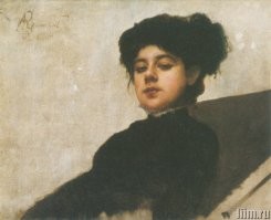 Этюд к картине "Неизвестная"