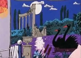 Что мне нравится в чёрных лебедях, так это их красный нос. Коваль Ю.И. Приключения Васи Куролесова.