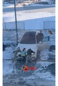 Месть за наплевательскую парковку