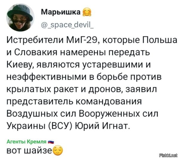 Вот как будто он ими воевать решил! Перепродаст в третью страну, а бабло попилят! Стандартная схема у чубатых!