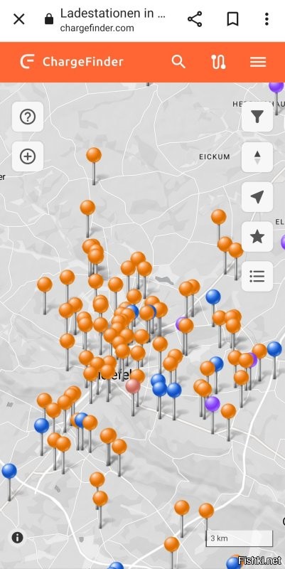 Может лет 5 назад и ла, сейчас они почти на каждом супермаркете, на городских парковках и на любом хофе автобана.
Я не знаю, что у вас за полумиллиона город.
Билифельд, 300 тыщ населения.
Ну яано не 20, правда?