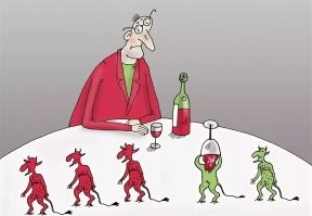Даже ЗМЕЙ в Австралии не зелёный... 
 Что за материк такой ненормальный? 
 Может и чёртики у них другого цвета?