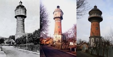 Хороший пост. Однако просто поразила башня в Нидерландах. Снаружи такая красивая элегантность, а внутри бомжатник с облезлыми досками и плесневелой стеной. Просто блевотина. Как можно было испоганить красивое, уникальное строение. Напоминает бывшую водонапорную башню в моём городе. Там теперь музей. Вот на фото такая была при немцах, в 90-е и теперь.