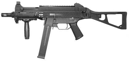 Это модификация MP5
Известное как HK UMP 45