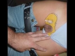 Фанат «Симпсонов» покрыл своё тело изображениями любимых персонажей