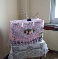 Зачем в СССР телевизор накрывали салфеткой