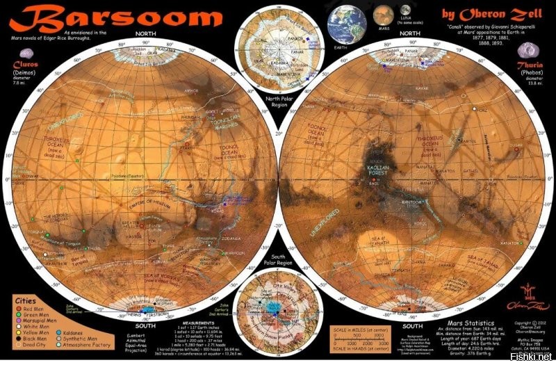 Вот карта Марса! А не вот это вот всё!