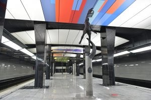 А станция ЦСКА? Фото не передает, к сожалению, всю красоту