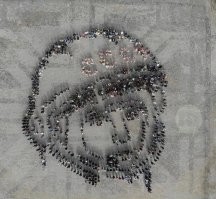 Московская область г. Электросталь 12.04.23 флеш-моб на центральной площади у ледового дворца "Кристалл"