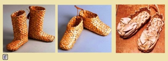 Лапти новые маманя
Мне на ярмарке купила!
Целый день я похваляясь,
В них по улице ходила!

В сарафане и в серёжках,
Только лаптей не хватало
На моих девичьих ножках,
Я ещё нарядней стала!

Ох, завидуйте, девчата,
Чует девичье сердечко,
По всему, приедут сваты
На родимое крылечко!!!
---------------------------
Даёшь новый виток моды –  ЭКОобувь!