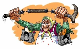 Бабушки чуть не устроили потасовку у кассы