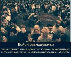 Шакалы может и рвали - а где были все остальные? Где были передовики производства, комсомольские дружины и прочие "небезразличные"? Мы (в том числе, увы, и я) сидели по кухням и только "цыкали зубом". Не стоит теперь говорить о "нескольких шакалах".