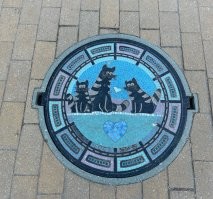 Ну таки у нас в городочке тоже люки распрекрасные.