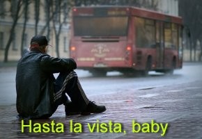 В Волгограде школьники избавили автобус от буйного алкаша