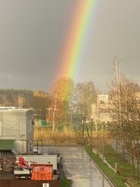 Тоже, кстати, есть фотка про "конец радуги")