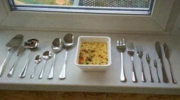 Для такой еды всё это не правильно..