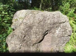 Щеглец   гранитный валун с петроглифами бронзового века. Находится в Новгородской области, на левом берегу реки Вишеры. Представляет собой отдельнолежащий гранитный валун размером 1,5   2 м. На камне изображены солнечные (солярные) знаки, контуры ладоней и медвежьи стопы. По оценке исследователей возраст относится к позднебронзовому веку   II I тысячелетие до н. э.