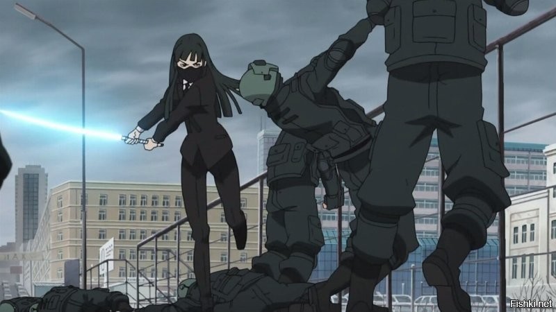 В японском аниме "Темнее черного" (Darker Then Black) неплохо показан Владивосток