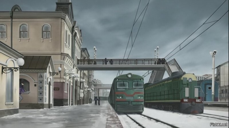 В японском аниме "Темнее черного" (Darker Then Black) неплохо показан Владивосток