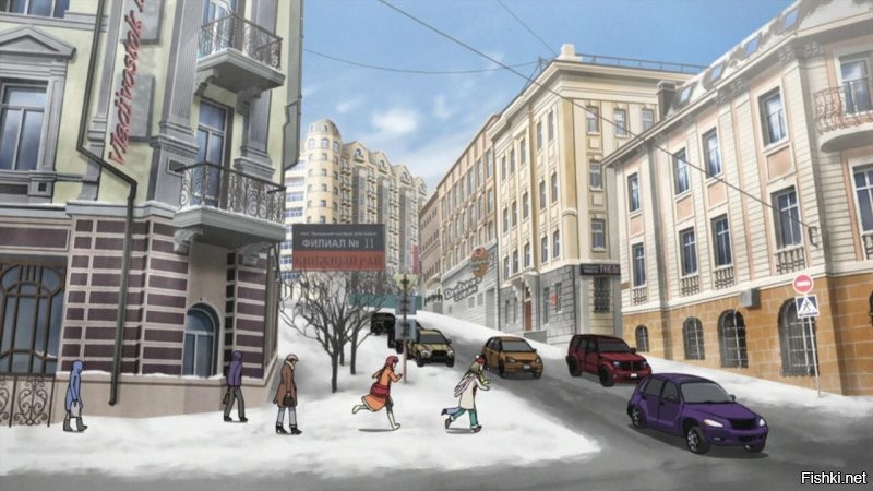 В японском аниме "Темнее черного" (Darker Then Black) неплохо показан Владивосток
