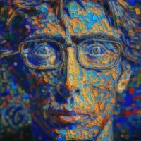 У меня вот такой автопортрет Kandinsky 2.1 выдала