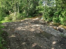 В прошлом году на вызове... И это ещё при хорошей погоде.