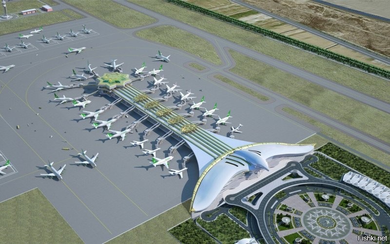Статуя голубя - это особенность, которая удивляет? Серьёзно?
Что тогда говорить про аэропорты Туркменистана в виде голубей?