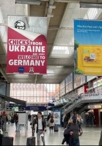 Для таких как она вешали плакаты