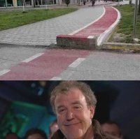 Здесь по-моему сделано для того, чтобы двухколёсные не выскакивали на автомобильную дорогу как чёрт из табакерки. А чтобы слазили с лисапета и переходили.