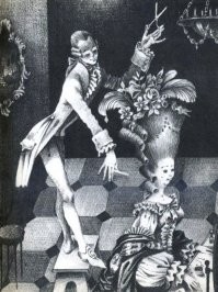 в децтве была  книга с его иллюстрациями
иллюстрации напоминали замудрёный мультфильм про "Мутабор"
видимо, одну траву курили художники...
.