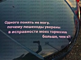 А много ли пешеходов соблюдают пдд? Переходят строго по зебре? Соблюдают правило - подошел к краю дороги, посмотрел налево, УБЕДИЛСЯ в безопасности, дошел до середины, посмотрел направо, УБЕДИЛСЯ в безопасности? Нет. Пешеходы чешут как попало, уткнув рылы в смартфоны, или бегут по диагонали, не видя машины и не глядя по сторонам, заткнув уши наушниками. Вылазят из-за стоящего транспорта не глядя по сторонам, хорошо если это легковушка, видно башку пешика, а если из-за какой нибудь газели, в том месте, где ты совершенно не ожидаешь его появления. А сколько моментов, когда родители тащат детей на красный, или вообще лезут поперек движущегося потока, типа, пропустят... 
Неделю назад на МКАД насмерть раскатали чучмека, напротив 1-го Мая, который додумался перебегать МКАД, потому что жилье с одной стороны дороги, работа с другой, пройти до перехода - это 500м в одну сторону, перейти дорогу, а потом вернуться назад на 500м.
 Про самокаты вообще разговор отдельный. 

"Пешеходы за свое ответят"
Чем? В Европе прекрасно работает система штрафов для пешеходов, а у нас я не припомню на своей памяти прецедента, чтобы пешехода привлекли к ответственности за нарушение пдд...
Сам водитель со стажем 26 лет, насмотрелся всего.